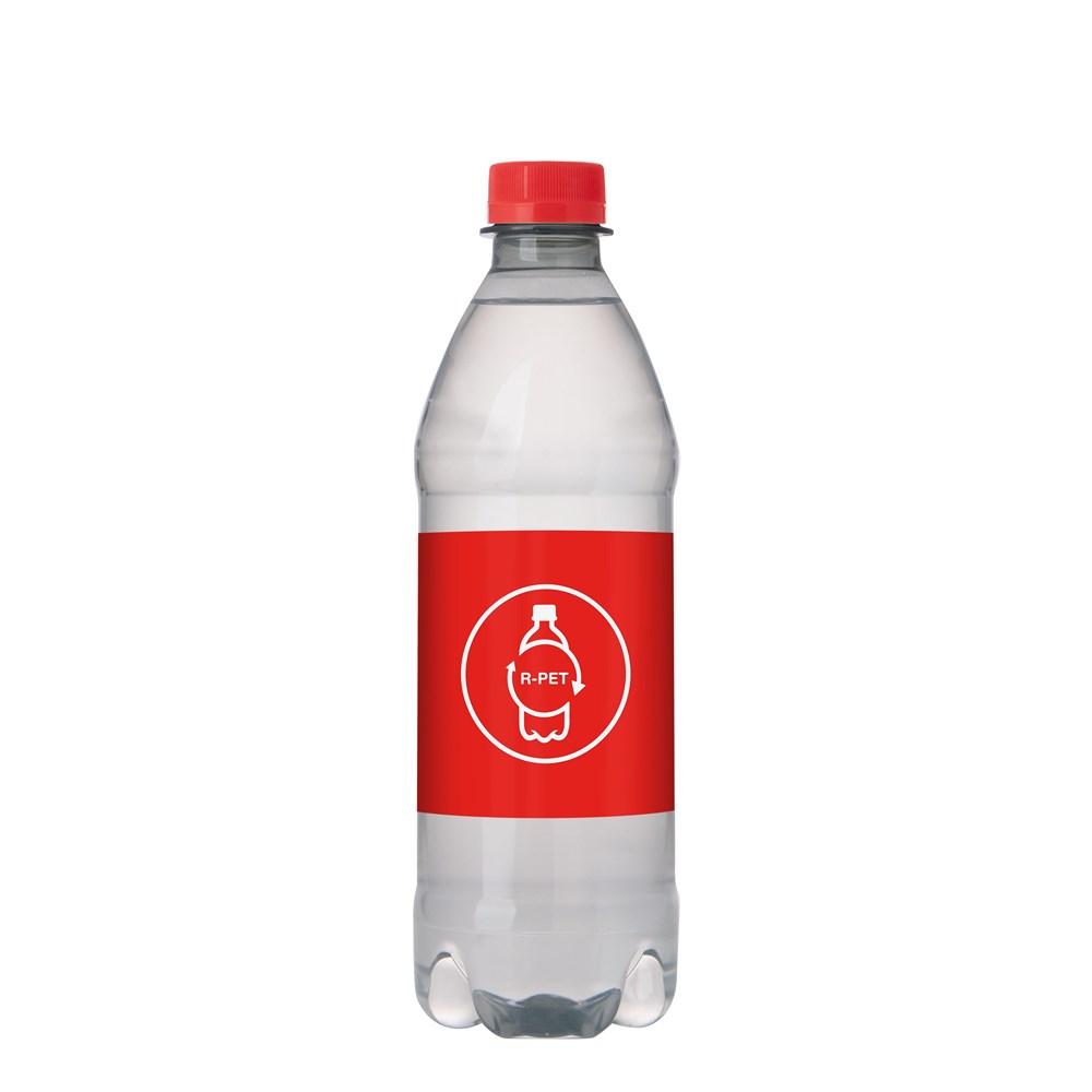 RPET waterflesje met draaidop - 500 ml