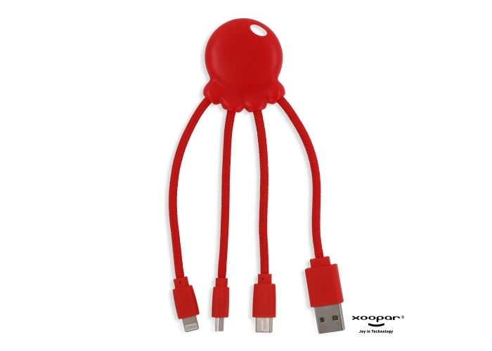 Xoopar Octopus Ocean Bound Charging cable Xoopar Octopus Ocean Bound Charging cable