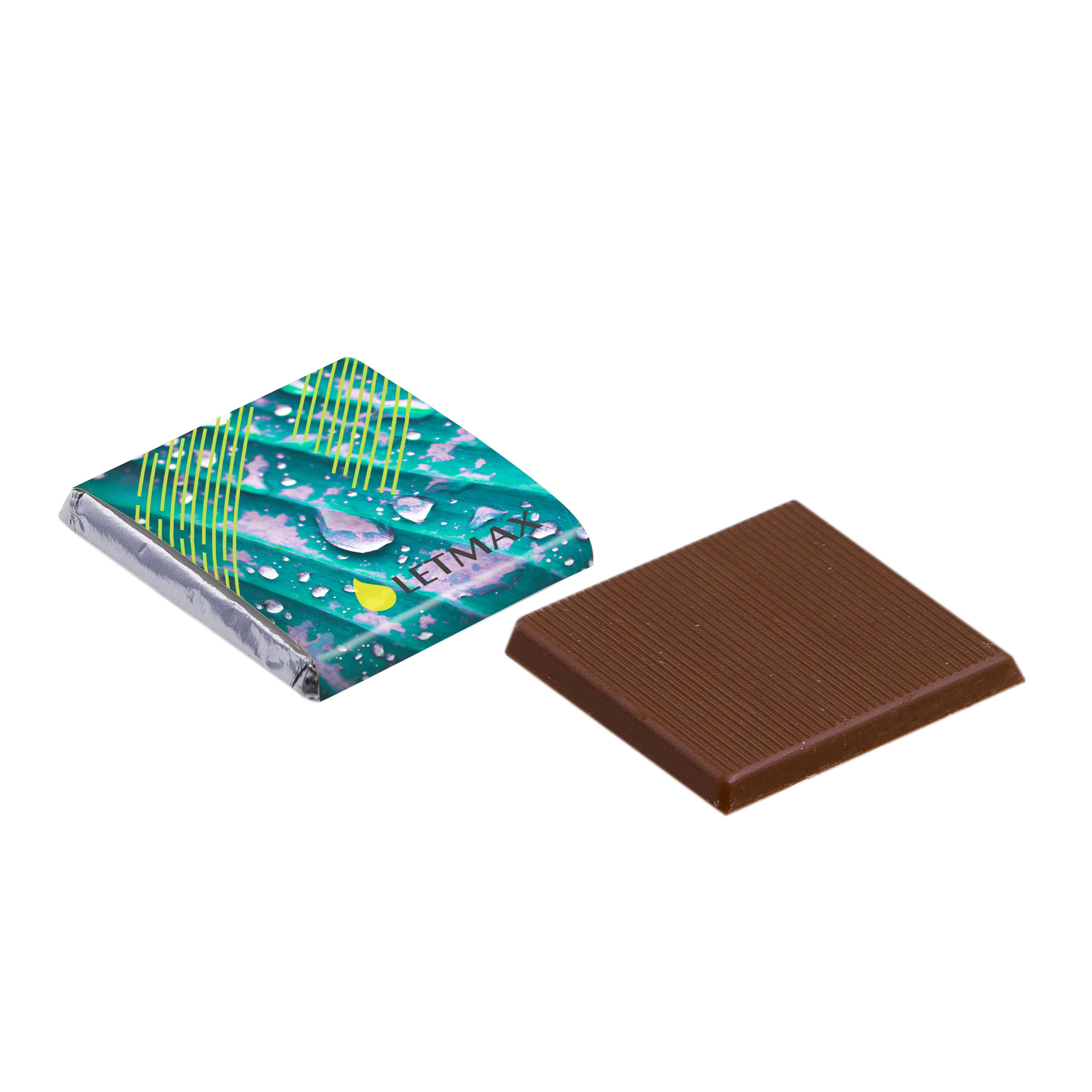 Vierkante napolitain - 4,5 gram | Groot aantal