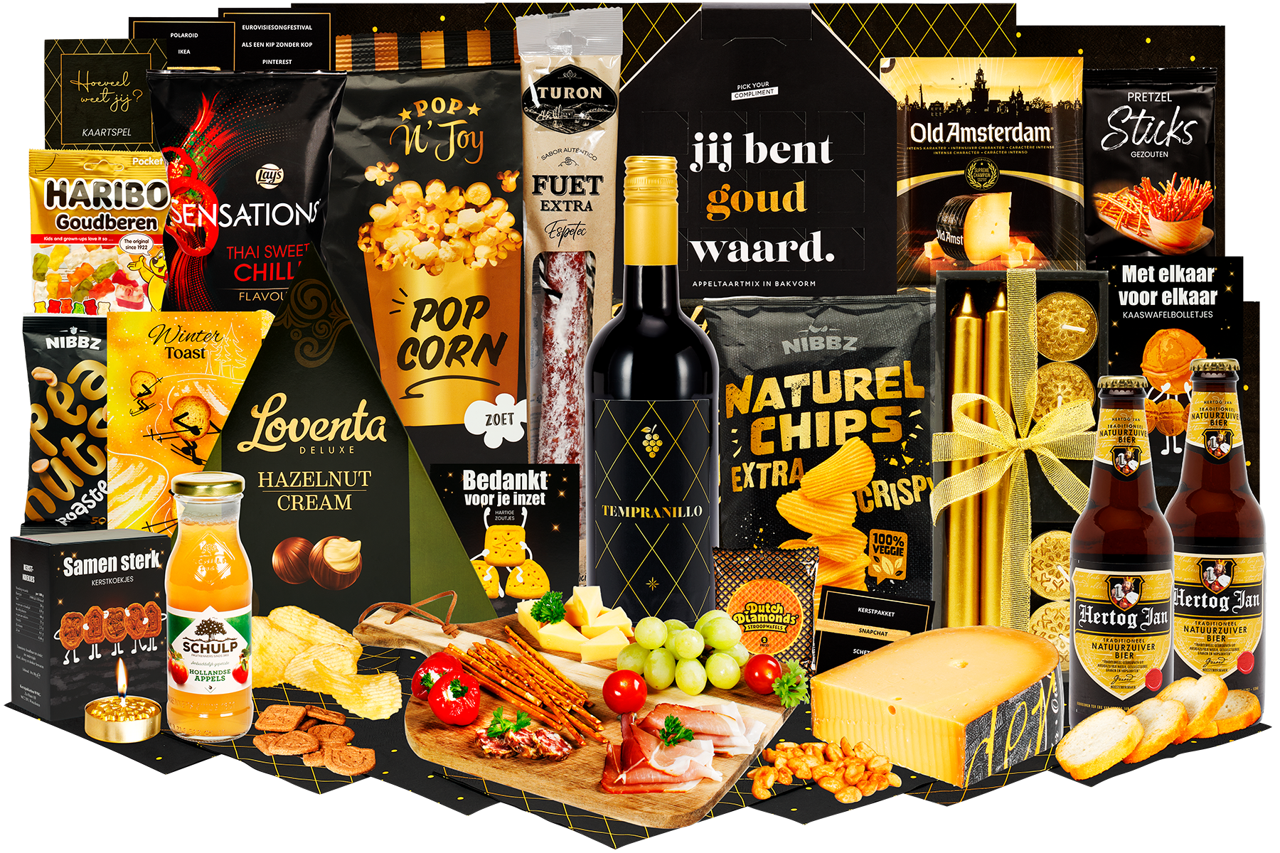 Kerstpakket - Borrel & Bites