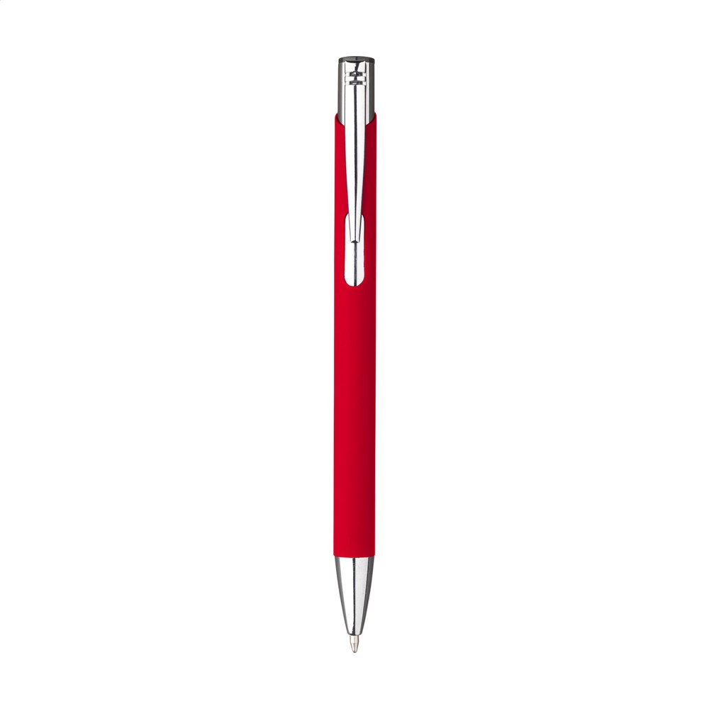 Aluminium balpen met rubberen afwerking
