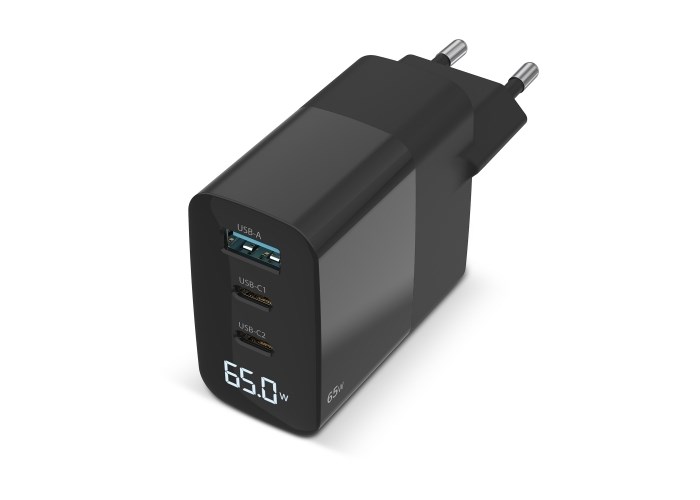 Power Delivery Wall Charger met LED-display - 65W