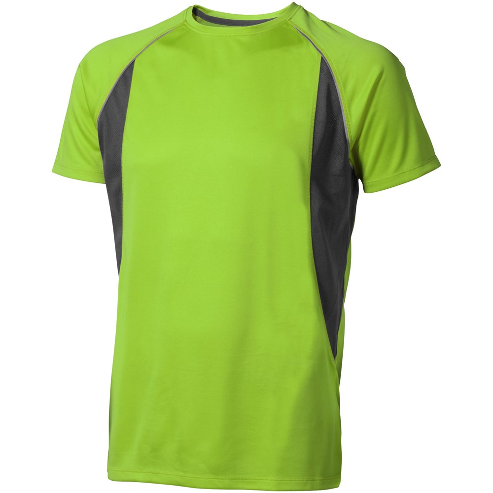 Heren sportshirt met mesh zijpanelen