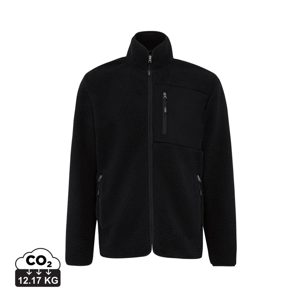 IQONIQ Diran gerecycled polyester pile-fleece jas