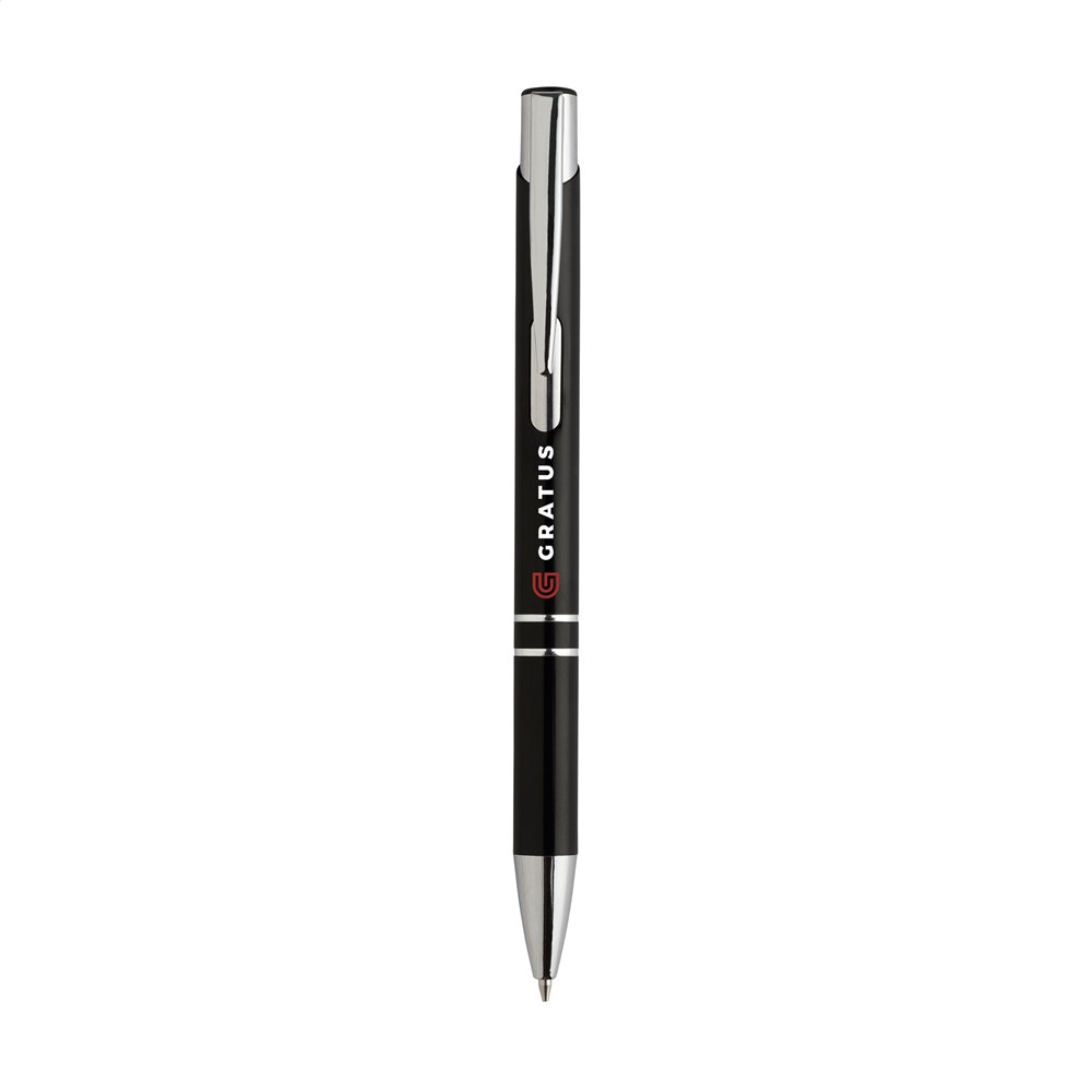 Glanzende aluminium balpen