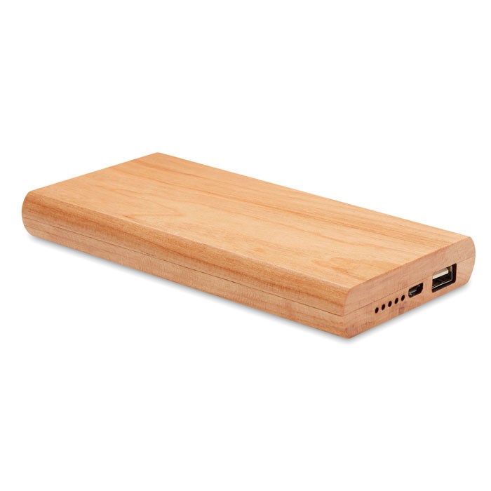 Bamboe powerbank - 4000 mAh
