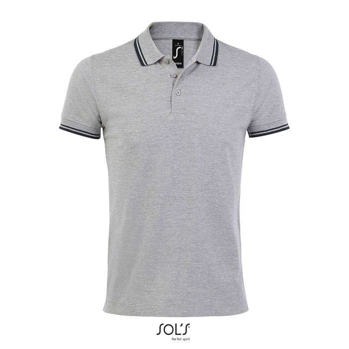 Grey Melange/ French Navy
