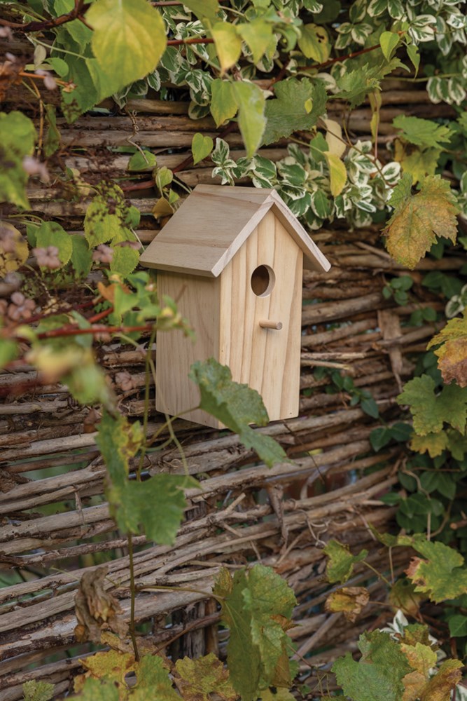 Houten vogelhuisje