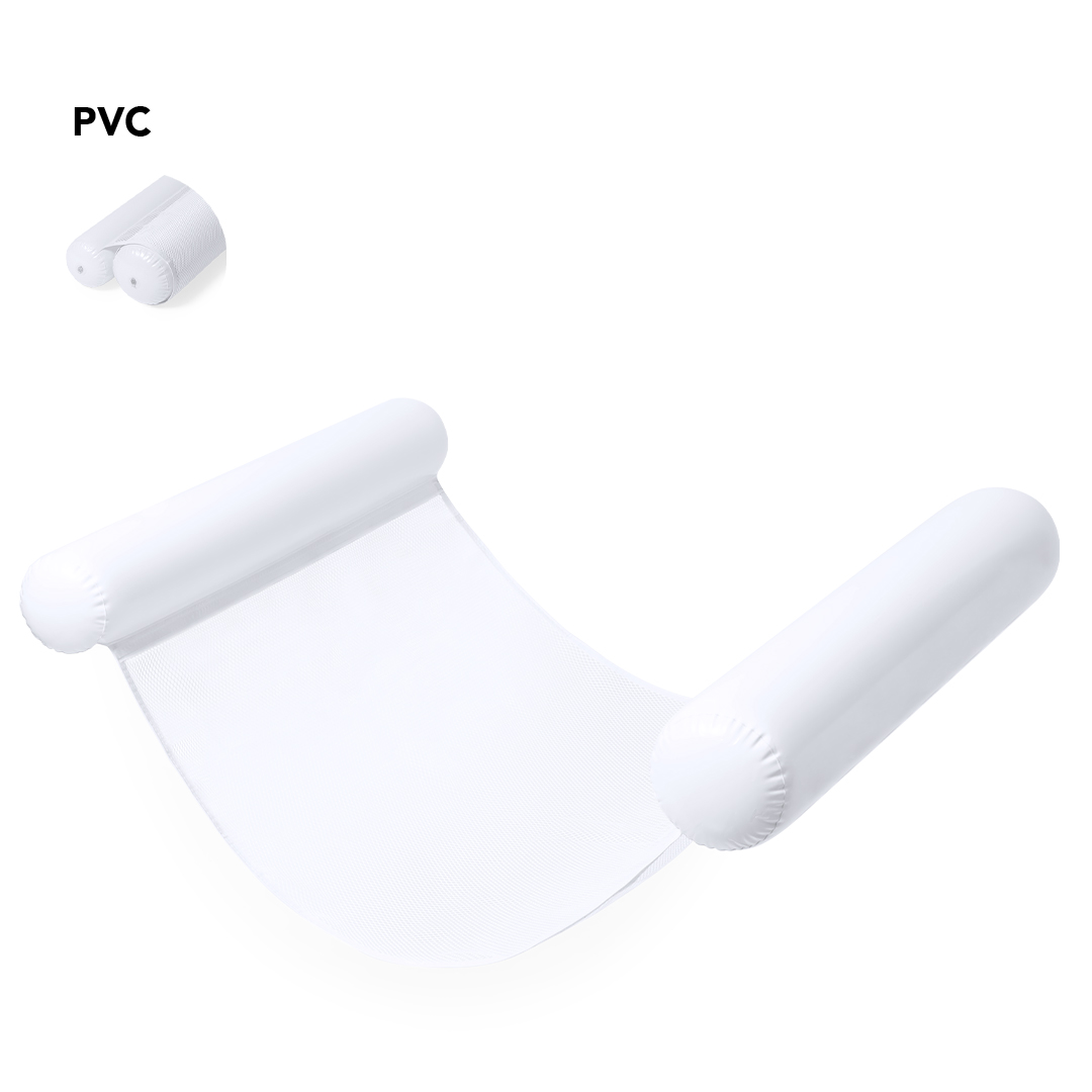 Luchtbed met opblaasbare uiteinde