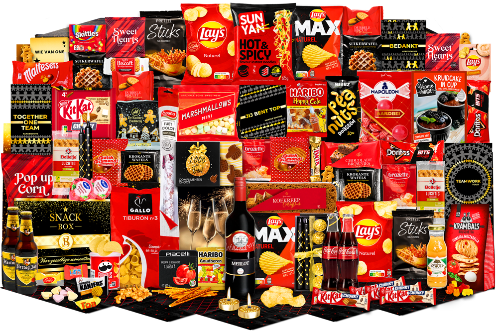 Volle kersttafel