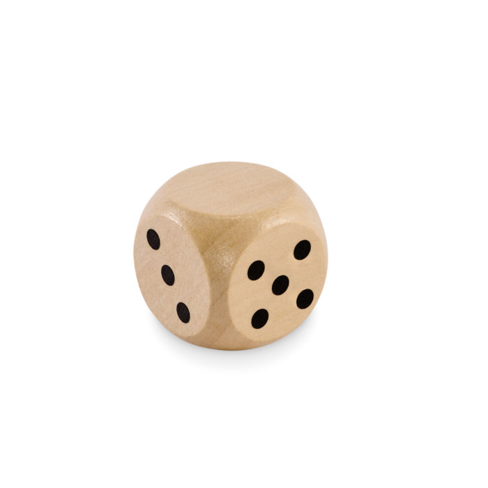 DADIN - Schima houten dobbelsteen 3cm