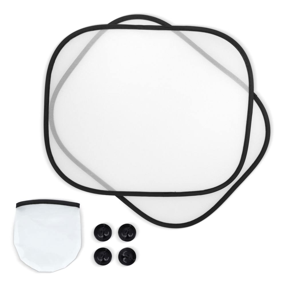 Zonnescherm voor autoraam, set van 2 in hoesje sublimatie