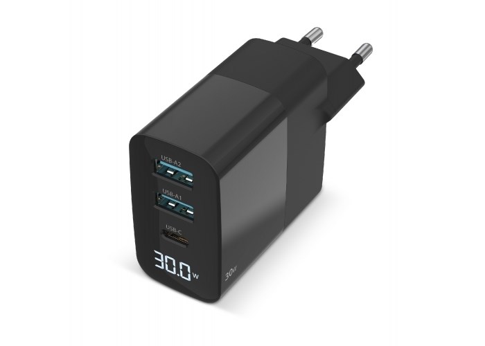 Power Delivery Wall Charger met LED-display - 30W