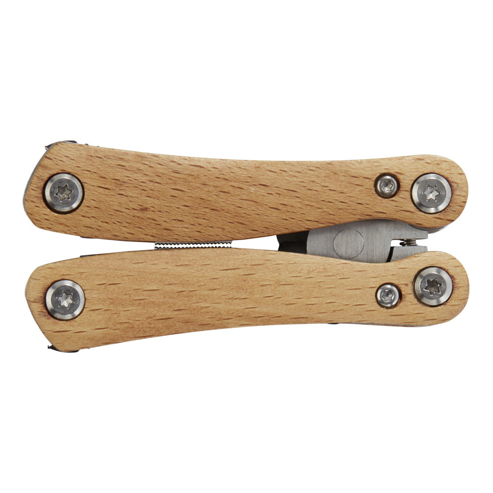 Anderson middelgrote houten multitool met 12 functies