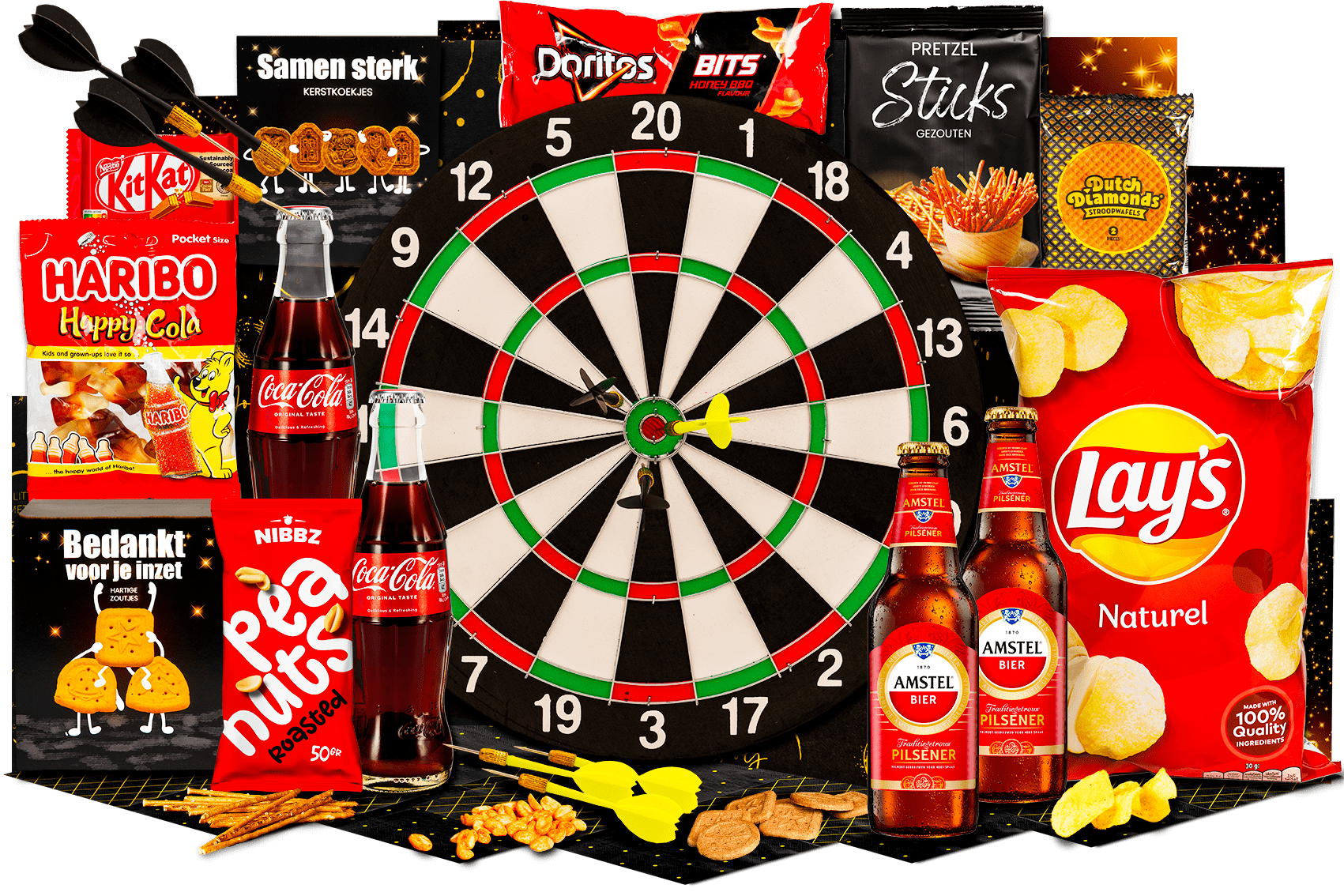 Kerstpakket - Dartplezier
