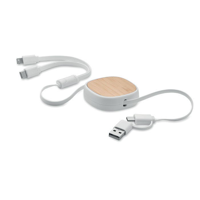 TOGOBAM - Intrekbare USB-laadkabel