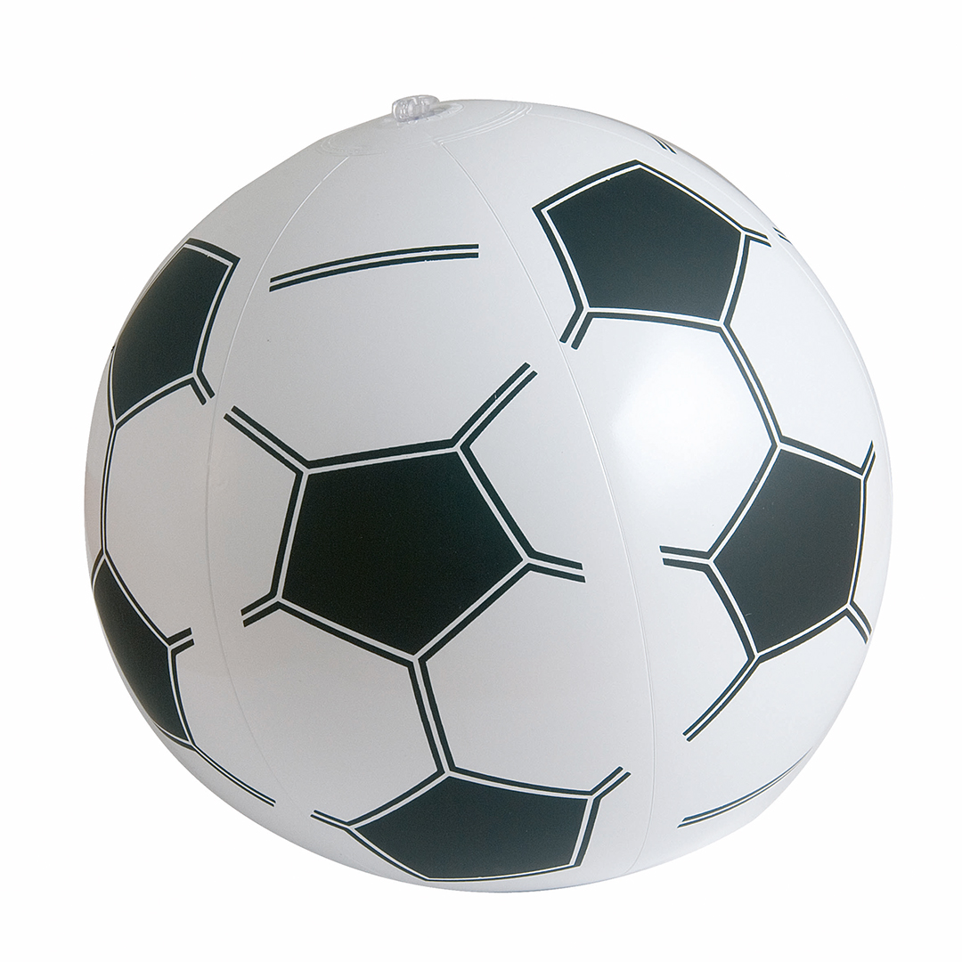 Strandbal - voetbal motief Ø25 cm