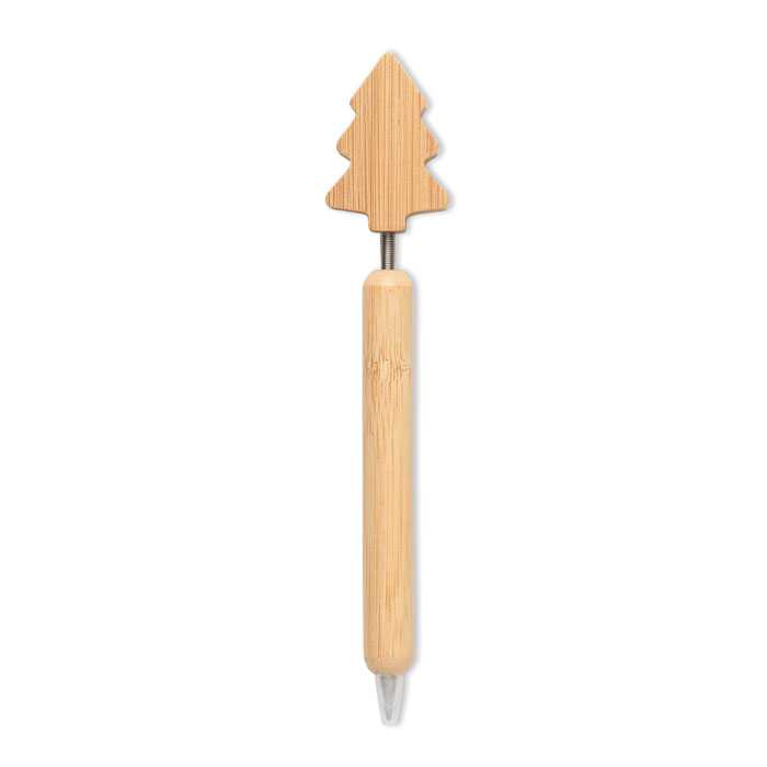 Bamboe balpen - kerstboom