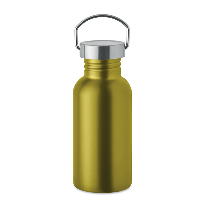 Gerecyclede enkelwandige RVS fles met handvat - 500 ml