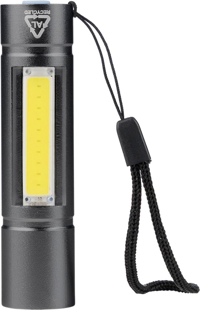 Gerecycled aluminium COB-zaklamp Sami