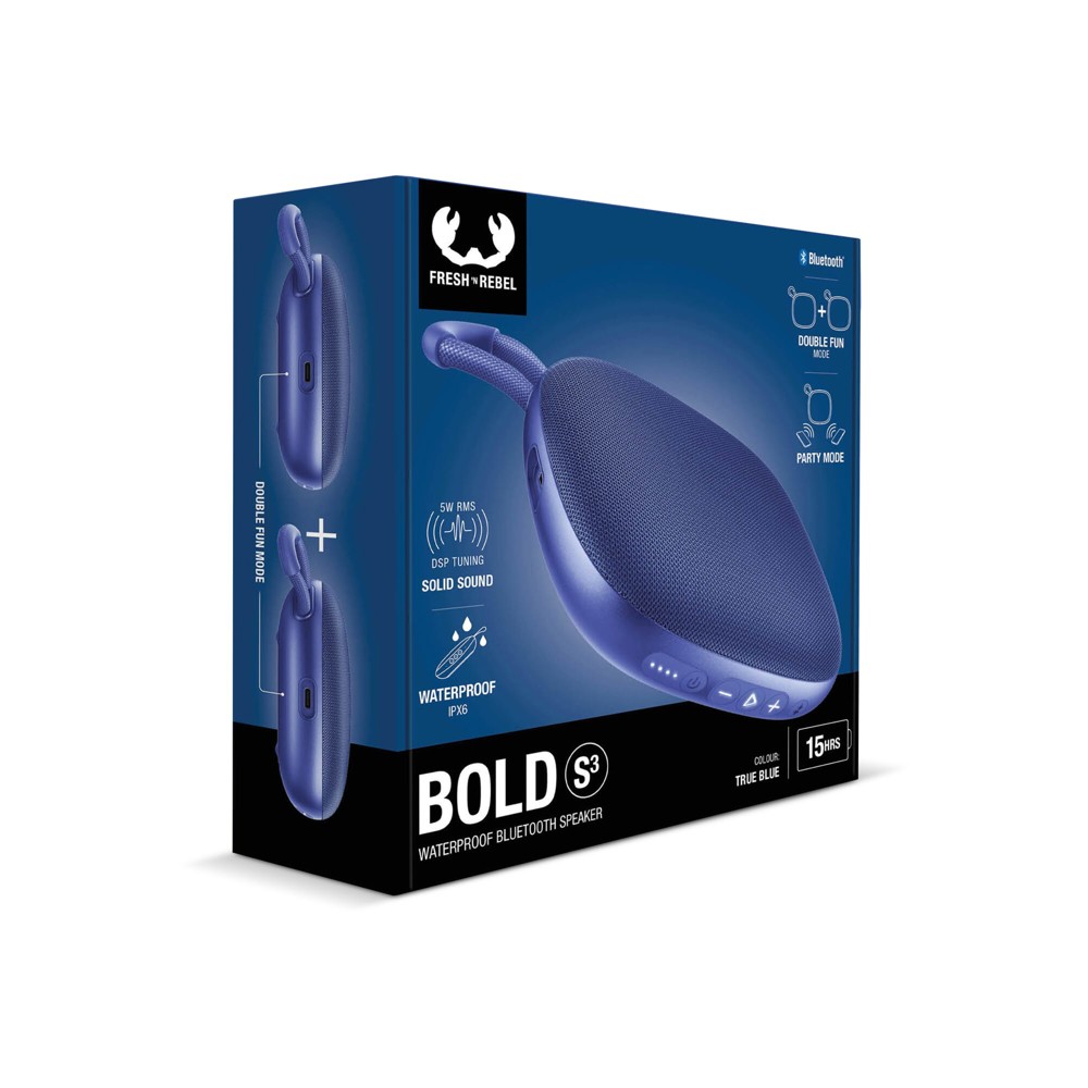 Fresh n Rebel Bold S3 Waterbestendige Bluetooth Speaker