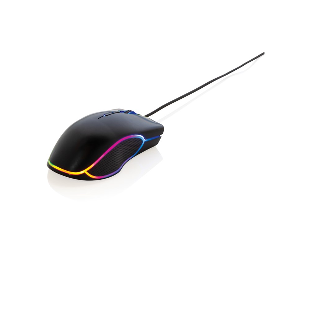 RGB-gamingmuis met geweven kabel 