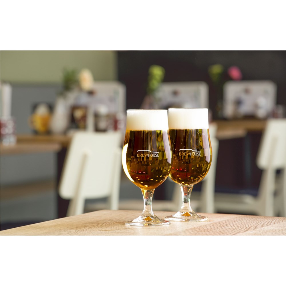 Bierglas op voet -  370 ml