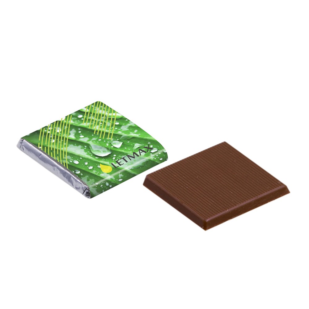 Vierkante Belgische chocolade tablet - Melk