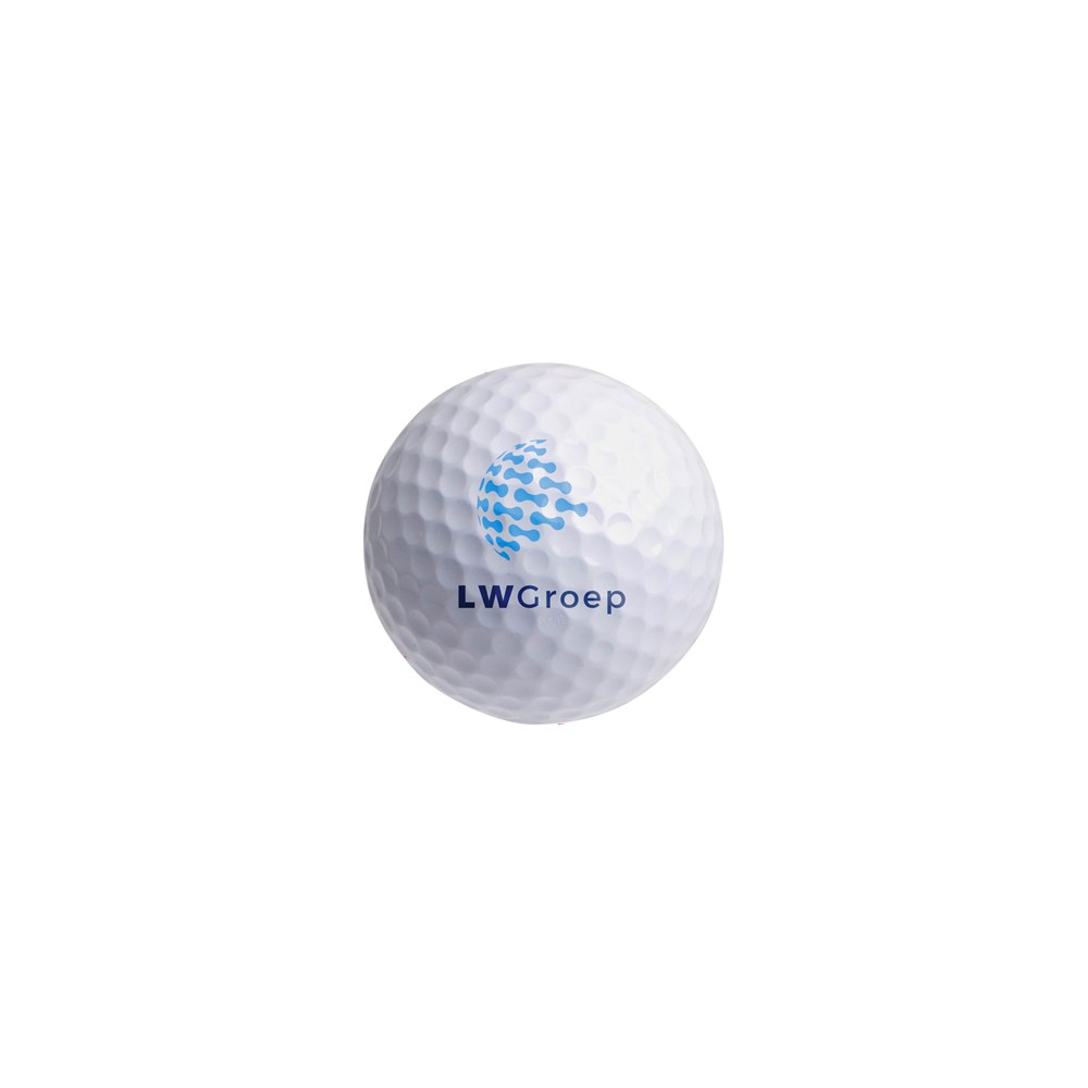 Tweedelige golfbal met logo