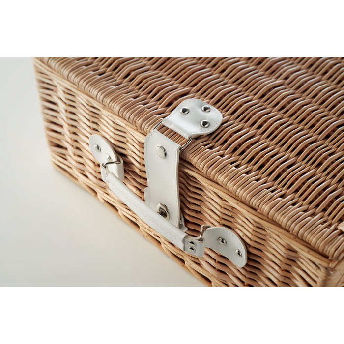 MIMBRE PLUS - 4-persoons rotan picknickmand