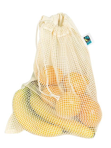 Fairtrade  fruit netzakje Naturel