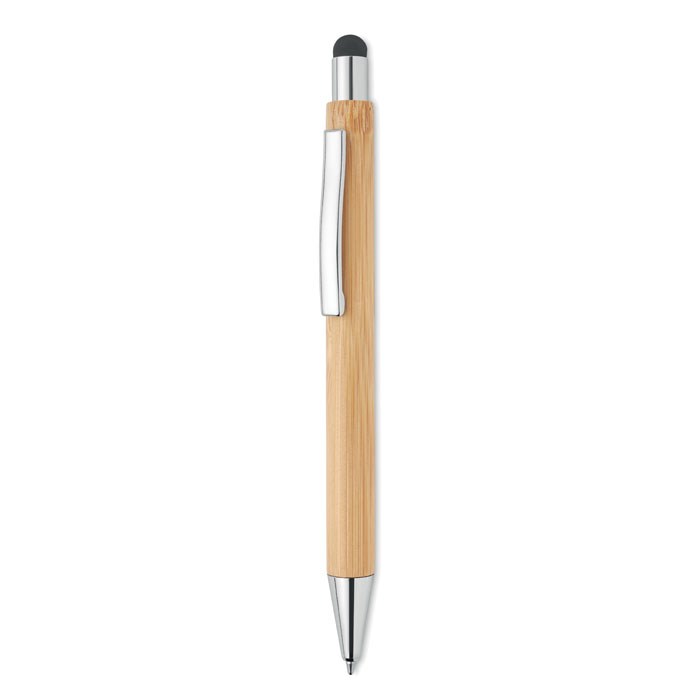 Bamboe balpen met touch