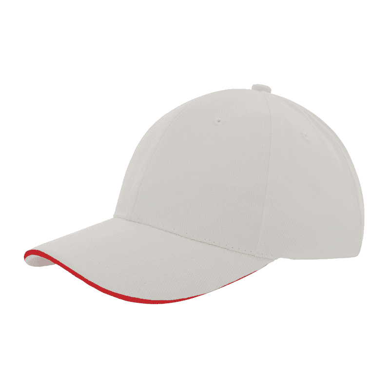 Heavy Brushed cap met borduring