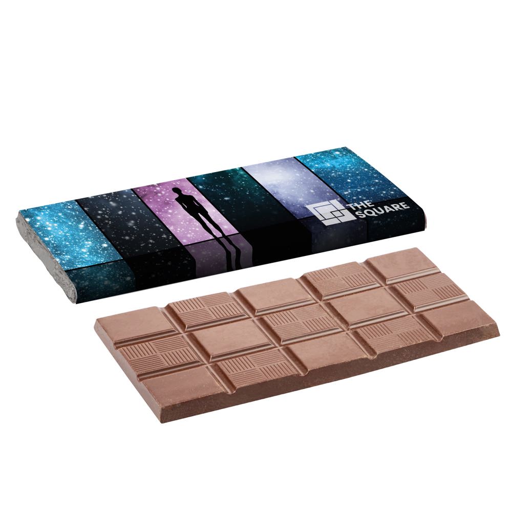Grote chocoladereep in wikkel