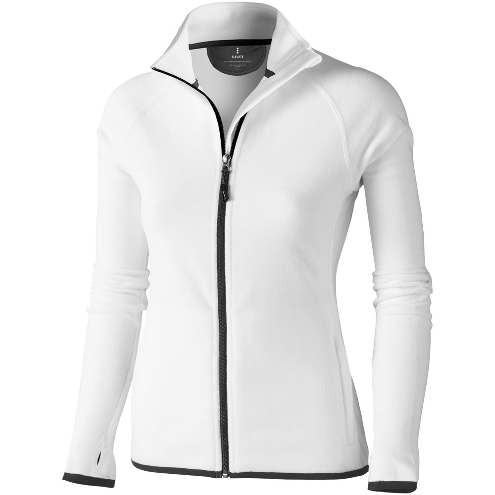 Fleece dames jas met ritssluiting