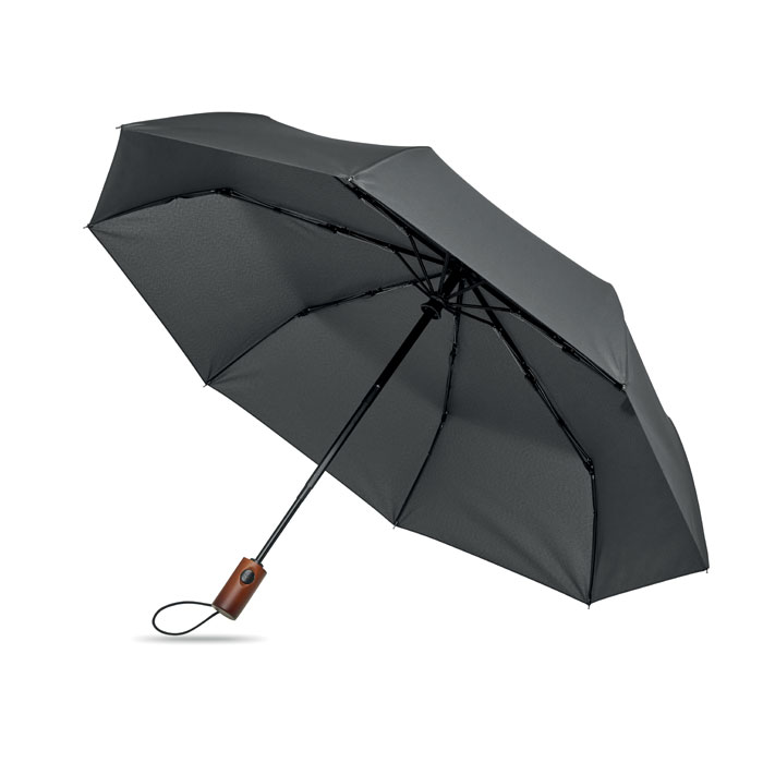 Automatische paraplu met houten greep - "21 inch