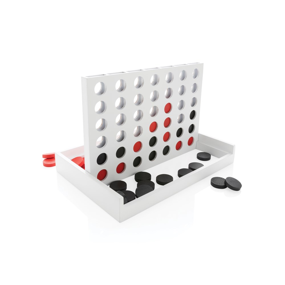Vier op een rij houten spel Vier op een rij houten spel