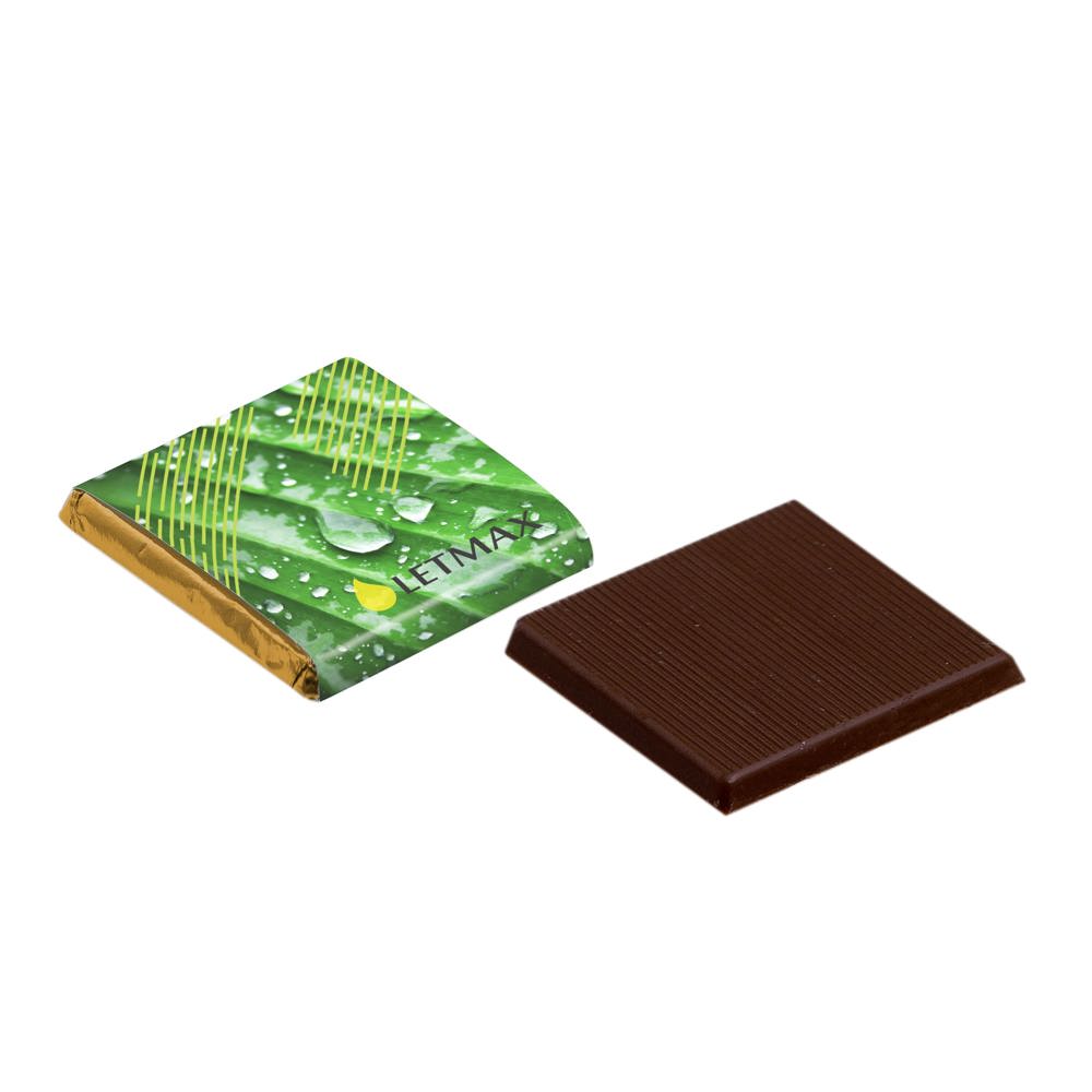 Vierkante napolitain van pure chocolade (vanaf 5.070 stuks)