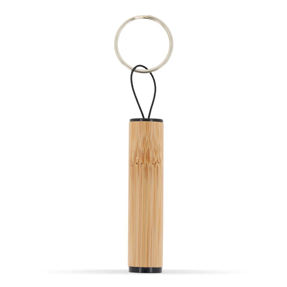 Zaklamp sleutelhanger bamboe