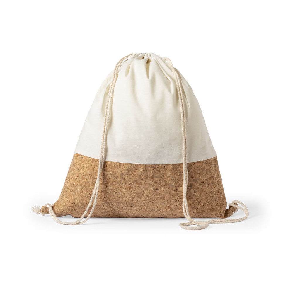 Katoenen rugzakje met kurk - 145 gr/m2 Katoenen rugzakje met kurk - 145 gr/m2