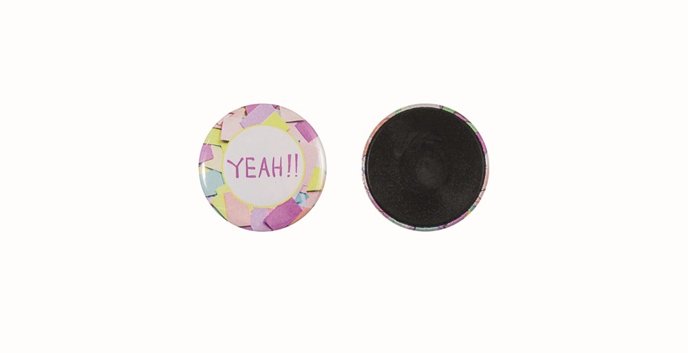 Metalen button met magneet - 31mm