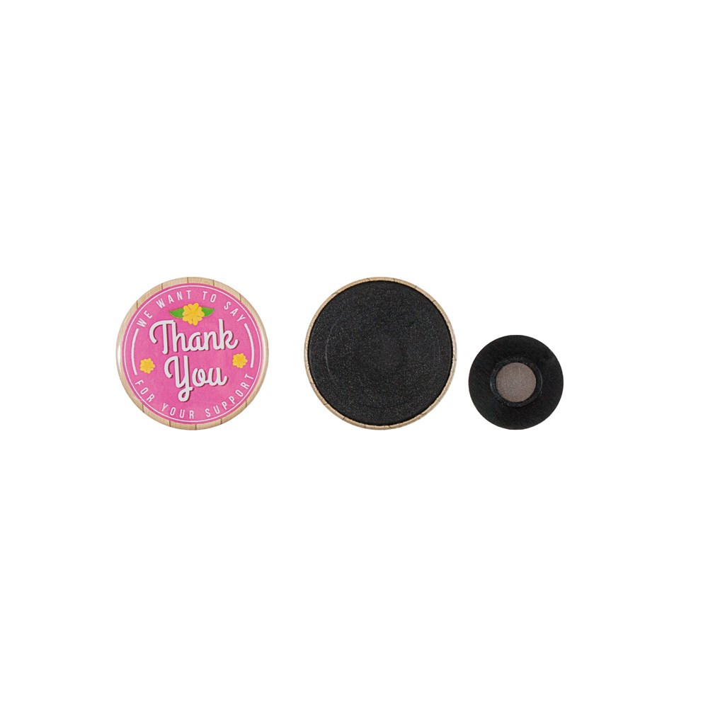 Button met kledingmagneet - Ø37mm