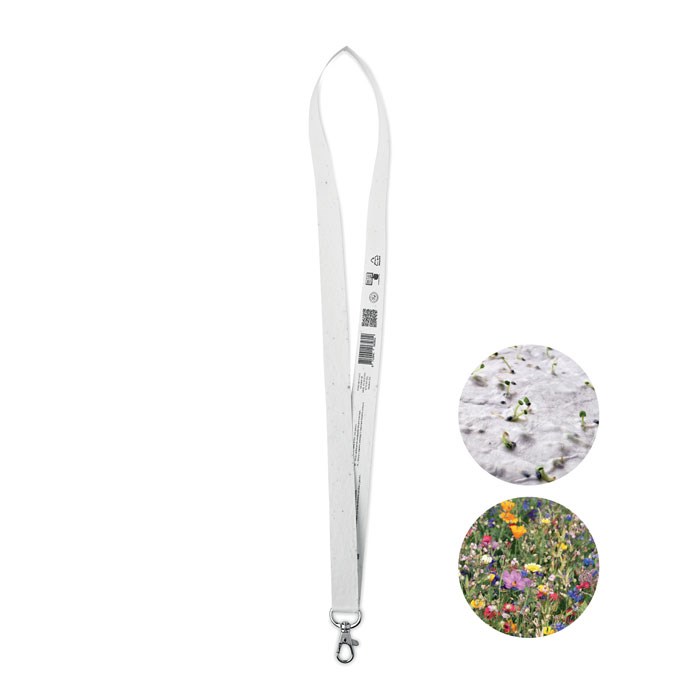 Lanyard van zaadpapier - 20 mm