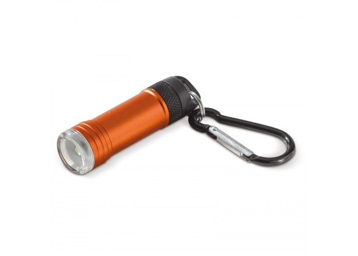Survival zaklamp met karabijnhaak Survival zaklamp met karabijnhaak