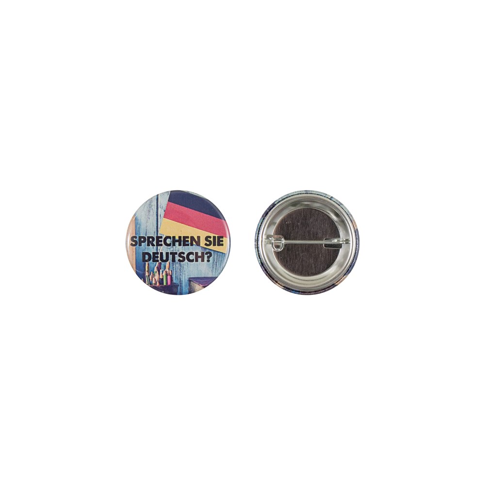 Metalen button met speld - Ø37mm