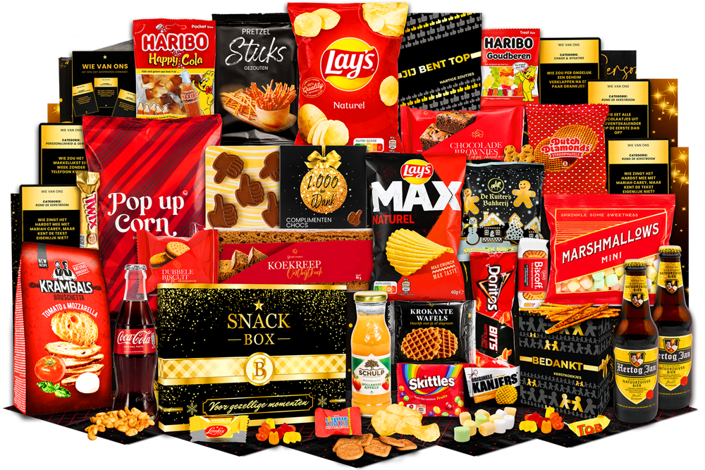 Genieten in rood zwart