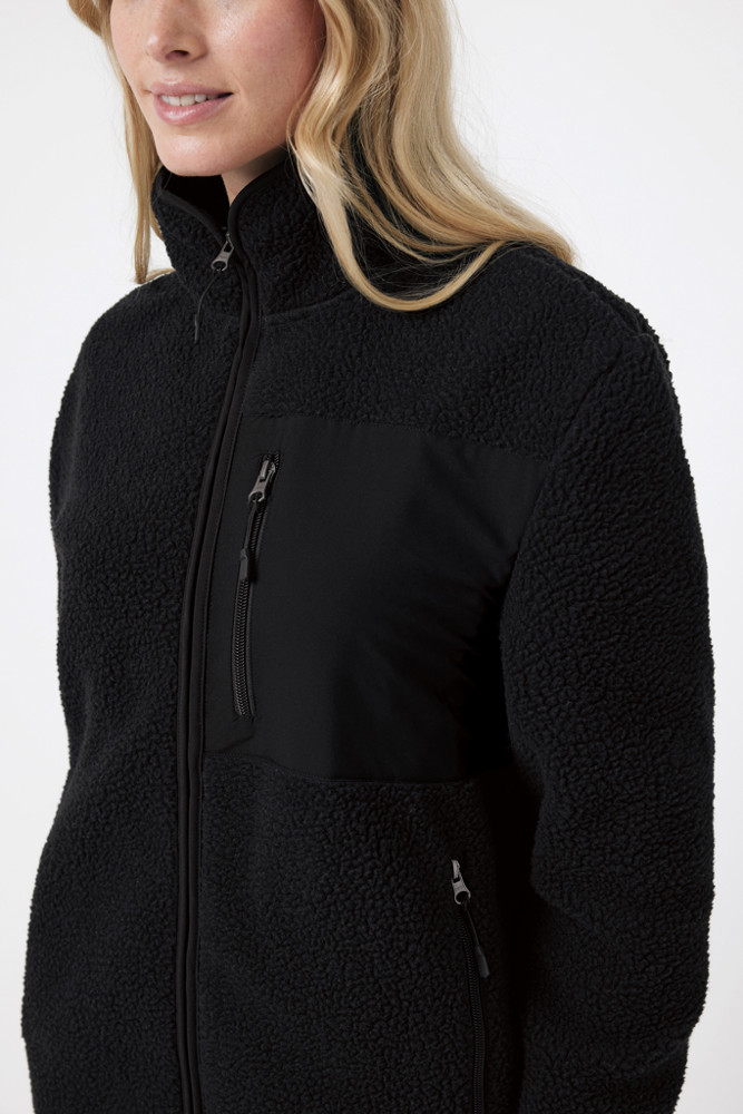 IQONIQ Diran gerecycled polyester pile-fleece jas