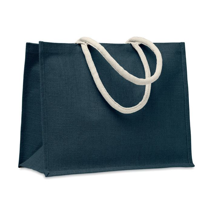 AURA - Jute tas met katoenen hengsels