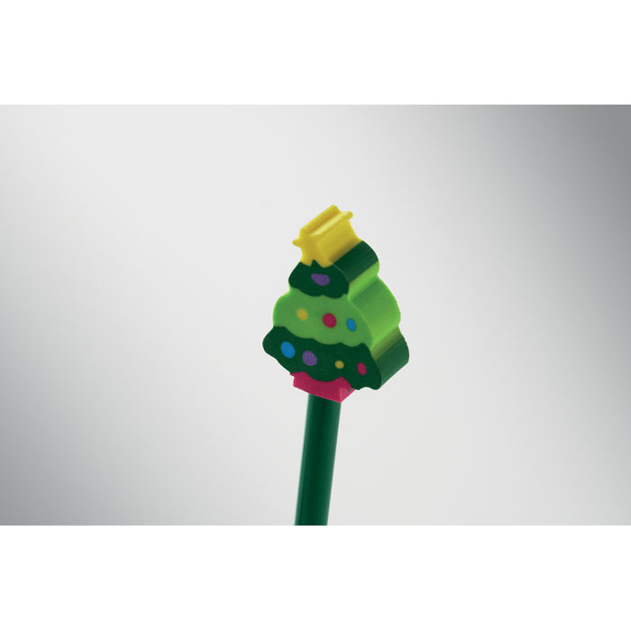 Kerstpotlood met gum
