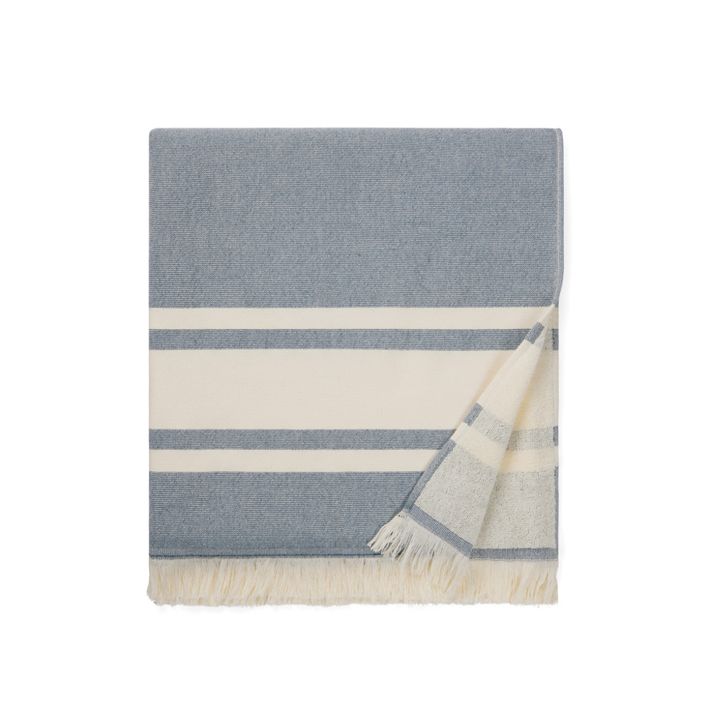donkerblauw, beige
